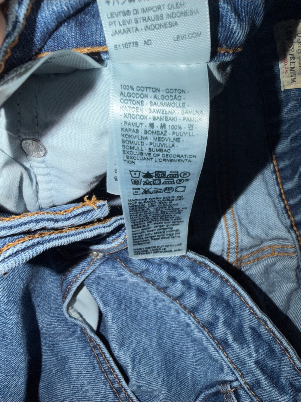 Levi’s Low Loose Jeans 27x32 - Picture 5 of 10